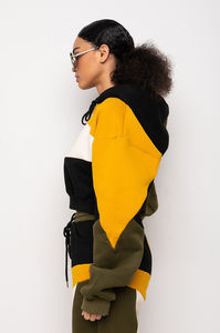 Ensemble de survêtement d'hiver pour femmes en deux pièces OEM, sweat à capuche à manches longues et short avec motif uni, ensemble de sweat à capuche et short en deux pièces - Product Image 6