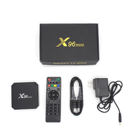 Boîtier TV Android X96mini avec chipset S905W2 mis à jour, Android 9, 64 Go, 1/2/8/16 Go, 4K, Quad Core, WiFi 2.4Ghz/5.8Ghz