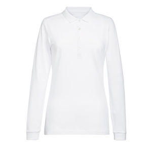 Camiseta de polo lisa de alta calidad para mujer, camiseta informal de manga corta con cuello ajustado para mujer, camiseta de negocios - Product Image 5