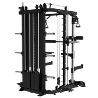CooSport Fitness Commercial Gym All One Multi Functional Smith Machine Cable Trainer Musculation Tube en acier Q235