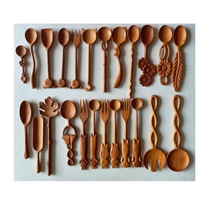 Factory Acacia Cooking Spoons Classic <b>Wooden</b> Tools for Professional Chefs Home Restaurant - Product Image 1