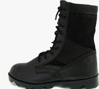 Bottes de travail en cuir à lacets pour hommes QUICK WAY INDUSTRIES - Coupe large, chaussures tactiques d'extérieur, noir et sable