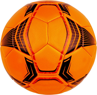 Ballon de football intérieur haute performance cousu à la main 32 panneaux Orange Taille 4 Ballon d'entraînement de futsal à faible rebond Durable