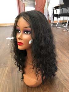 Perruques de cheveux humains sans colle vague perruque de cheveux humains réels cheveux alignés sur les cuticules avec perruque frontale en dentelle HD avec frontale - Product Image 3