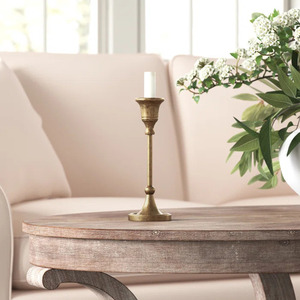 Bougeoir conique en aluminium de dernière conception pour la maison et la table de mariage Bougie conique décorative faite à la main plaquée argent - Product Image 5