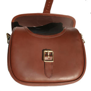 Sac de ceinture de cartouche de tir de chasse-Sac de cartouche en cuir de vachette beige foncé - Product Image 2