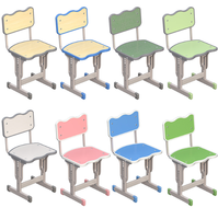 Mobilier en métal au design moderne du fournisseur chinois de haute qualité Ensemble de chaises de bureau bon marché pour la formation artistique des enfants pour les étudiants à l'école