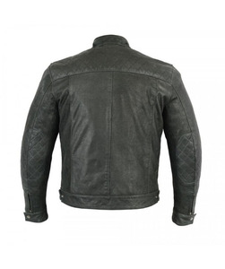 Veste en cuir véritable pour homme, tendance hivernale, fabrication en usine, style streetwear, imperméable, prix bas, veste pour homme - Product Image 6