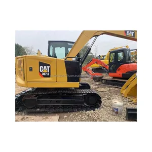 Meilleur prix utilisé CAT307.5 308 306 excavatrice 7.5 8 tonnes bonne machine à chenilles mini excavatrices cat307.5 7.5 tonnes utilisées