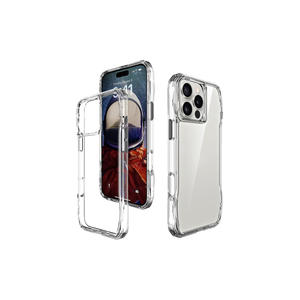 Coque en TPU fine de qualité supérieure, étui en silicone souple pour iPhone 16 Pro - Transparent, antichoc, protection par airbag - Product Image 3