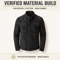 Blouson bomber pour homme en polyester et coton 240G avec col montant et poches poitrine ODM