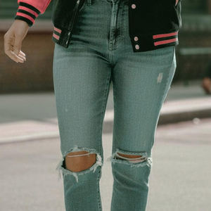 Nouvelle veste universitaire pour femme, logo personnalisé, imperméable, respirante, service OEM, faible MOQ - Product Image 6