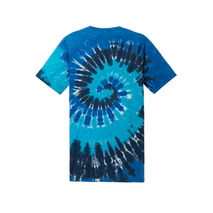 T-shirt en coton tie-dye fait main, design en spirale accrocheur, haut décontracté unisexe, tissu respirant et durable, haut pour homme, service OEM - Product Image 2