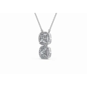 Colgante de Diamante Cultivado en Laboratorio con Halo de Lujo, 1.822 Ct, Oro de 9 KT, 14 KT, 18 KT, Joyería al por Mayor, Proveedor de Exportación OEM - Product Image 6