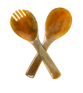 Servidor de ensalada de cuerno de búfalo Multifuncional Restaurante Utensilios de cocina Servidor de ensalada Accesorios diseños únicos - Product Image 5