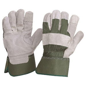 Gants de gréeur canadiens de travail en cuir de vache Gants de travail pour hommes Gants de conduite de protection de sécurité - Product Image 4