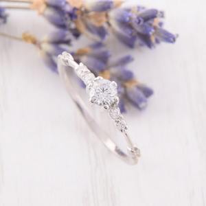 แหวนเงินทำด้วยมือสไตล์ Boho เครื่องประดับ925เงินแท้สีขาวบุษราคัมเครื่องประดับแหวนแนวโน้มสำหรับผู้หญิงของขวัญสำหรับผู้หญิงสำหรับเธอ - Product Image 1