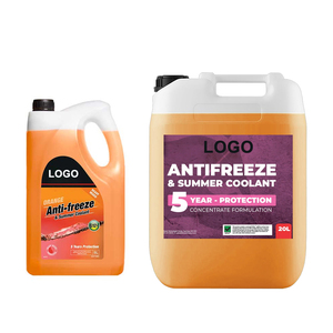 Vente en gros -15 ° C -25 ° C -45 ° C <span class=keywords><strong>Liquide</strong></span> <span class=keywords><strong>de</strong></span> <span class=keywords><strong>refroidissement</strong></span> concentré pour voiture HOAT OAT Long Life 5 ans Orange Anti-gel été 20L 5GAL 5L - Product Image 3