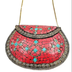 กระเป๋าถือแฟชั่นสำหรับผู้หญิงกระเป๋าเงินโมเสกคุณภาพสูงสำหรับงานเลี้ยงตอนเย็นกระเป๋าถือวินเทจสำหรับผู้หญิง - Product Image 1