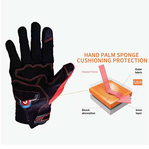 Gants de motocross pour hommes de couleur unie, vêtements de sport pour hommes, gants de moto, gants de motocross de haute qualité - Product Image 4