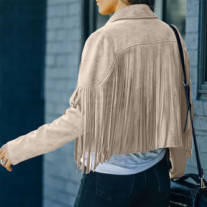 Chaqueta de Mujer de Diseño Moderno, Precio de Mayoreo, Chaqueta de Cuero Transpirable para Mujer, Estilo Occidental - Product Image 4