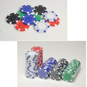 Casinokart Casino-Qualité 14g Clay Poker Chips Logo Personnalisé 40mm Taille 1000 Pcs quantité minimale de commande Y Compris Plateau Options de Sécurité Par - Product Image 4