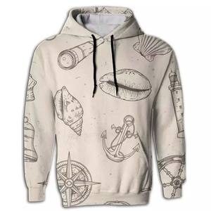 Jersey con estampado 3D de talla grande para hombre, por sublimación sudaderas con capucha, ropa informal básica de poliéster y algodón de alta calidad en blanco, sudadera con capucha para hombre - Product Image 6