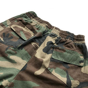 2025 pantalones cortos Cargo para hombre para aventuras de verano Pantalones cortos Cargo de tela con estampado personalizado para Hombre Pantalones cortos holgados de algodón elástico de ajuste relajado - Product Image 4