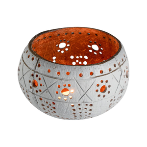 <b>Cheap</b> Price Natural Coconut Shell <b>Candle</b> Holders Tealight Holders Coconut Bowls For <b>Candles</b> Wholesale from Vietnam - Product Image 1