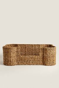 เตียงหญ้าทะเลรูปทรงกระดูกที่เป็นมิตรต่อสิ่งแวดล้อมพร้อมที่นอนสงบสำหรับสัตว์เลี้ยง2024การออกแบบที่หรูหรา - Product Image 5