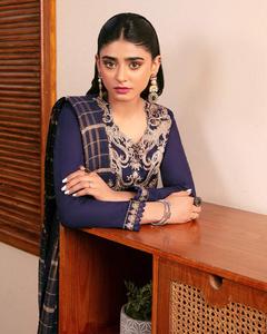 Chemise indienne pakistanaise dernière brodée Salwar Kameez avec maçonnerie lourde Collection de mariage de luxe robe de vente chaude 2024 - Product Image 4