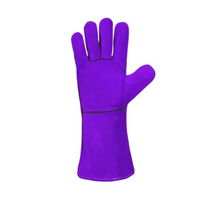 Guantes de soldadura de cuero Premium Llegada Resistencia al calor Guantes de seguridad razonables Resistencia al calor Servicio OEM personalizado mejor - Product Image 2