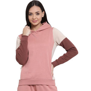 2025, venta al por mayor, jersey liso de colores sólidos para mujer, sudaderas con capucha recortadas, ropa informal, sudaderas con capucha de manga larga, sudaderas para mujer - Product Image 1