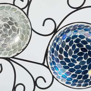 Juego de Portavelas de Pared de Cristal con Mosaico Dorado, Aplique de Metal para Decoración de Interiores Elegante para Hogar, Hotel o Boda de Alta Gama - Product Image 2