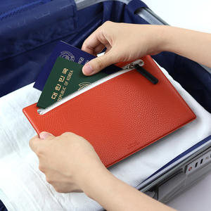 [FENICE] POCHETTE DE VOYAGE MULTI (220*140mm) POCHETTE À Glissière et Étanche Conception bicolore POCHETTE DE VOYAGE MULTI - Product Image 2