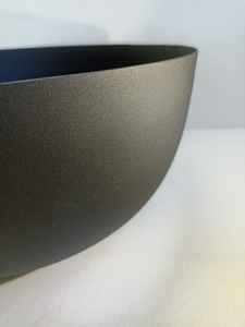 Bol de service en métal décoratif pour hôtel, ustensile de cuisine, dernière arrivée, design personnalisé, forme élégante, bol noir de luxe - Product Image 3