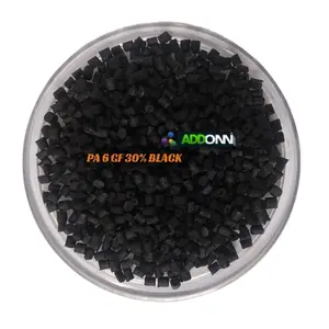 PA 6 RAW MATERIAL CARBAN FIBER NYLON 6 GF 30% PLASTIC GRANULES PA 6 GLASS FILLED PLASTIC PELETS NYLON 6 GF 30% BLACK COMPOUND
