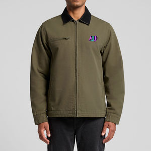 Veste en toile pour homme de style classique, matière résistante sur le devant, coupe décontractée, séchage rapide, respirante, adaptée aux activités de plein air - Product Image 1