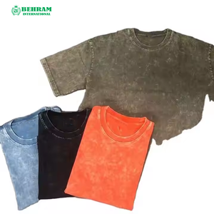 Camisetas de Hombre 100% Algodón Ecológicas de Secado Rápido, Antiarrugas, Transpirables, Corte Holgado, Lavado a la Piedra, de la Mejor Calidad - Product Image 3