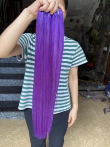 100% เวียดนามมนุษย์ผมกระดูกตรงการรวมกลุ่มสีผมด้วยการปิดดิบเวียดนามผม - Product Image 5