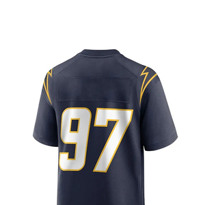 Uniforme de Fútbol Americano Personalizado, Nuevo Diseño, Jersey de Fútbol Americano, Servicio OEM, Unisex, Spandex/Poliéster, Manga Corta, Tirante en T - Product Image 5