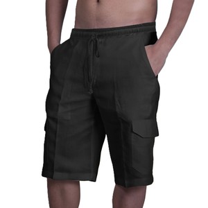 2025 pantalones cortos Cargo de talla grande para hombre uso al aire libre pantalones cortos Cargo para hombre ropa de entrenamiento 100% pantalones cortos Cargo de algodón OEM ODM diseño de servicio - Product Image 1
