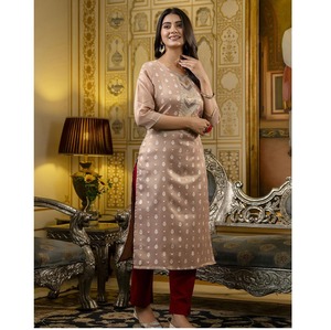 Wholesale Supply Stylish Women Embroidered Straight <b>Kurti</b> for Daily Wear or Office Available at Affordable Price - Product Image 3