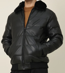 Vestes d'hiver unisexes personnalisées en gros, qualité supérieure, vêtements de rue d'extérieur, doudoune, chaude, imperméable, col à capuche en fourrure - Product Image 1