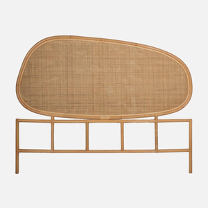 Tête de lit en rotin naturel, tête de lit en osier, tête de lit en rotin tissé à la main, meubles bohèmes, décoration de chambre à coucher en rotin du Vietnam - Product Image 1