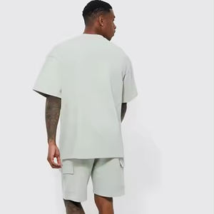 Conjunto corto de verano para hombre, de 2 piezas conjunto de verano, conjunto de camisa informal para hombre, chándal ligero de verano para hombre - Product Image 2