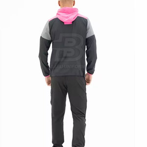 Ensemble coupe-vent élégant pour hommes coupe ajustée Utilisation en extérieur Ensemble coupe-vent pour hommes fabriqué au Pakistan pour la vente en ligne - Product Image 3