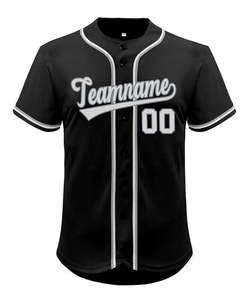 Maillots de baseball/softball respirants imprimés et cousus en gros, grandes tailles, broderie sublimée, service OEM de haute qualité - Product Image 5