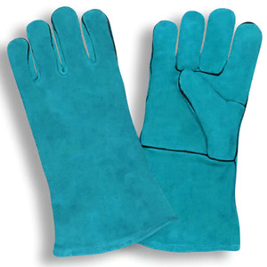 Guantes de Soldadura Rojos de Cuero Vacuno de Primera Calidad, Resistentes al Fuego, para Bomberos, Construcción y Barbacoa - Product Image 2