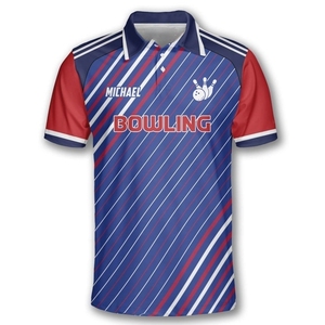 Camisetas de bolos profesionales hechas con tejido ligero de primera calidad con impresión a todo color y detalles del equipo personalizados - Product Image 2